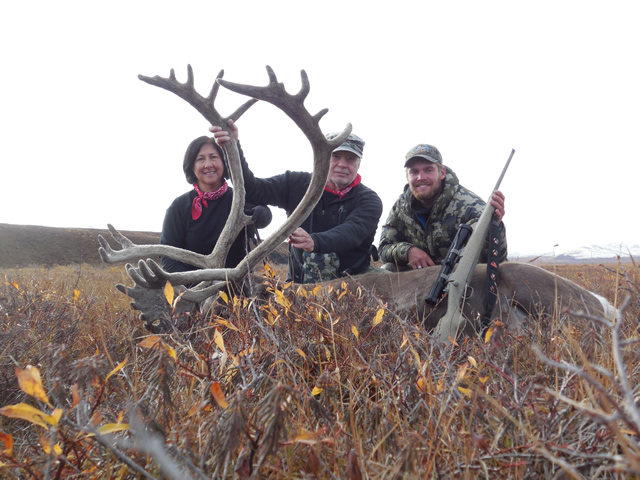 Bonnie& Larry Sideaway Alaska Caribou Hunt
