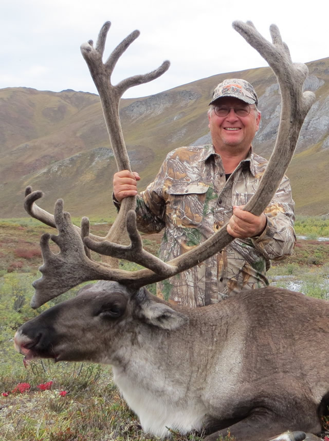 Clay Altenburn and his 2016 Caribou - Alaska Hunt - Deltana Outfitters