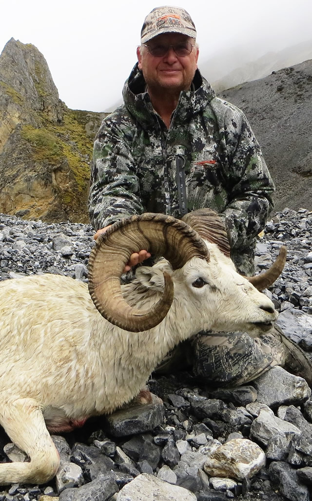 Clay Altenburn with his Alaska Dall Sheep-2016 Deltana Outfitters