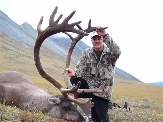 Geoff Maggs from Australia with his second  Trophy Caribou 2010