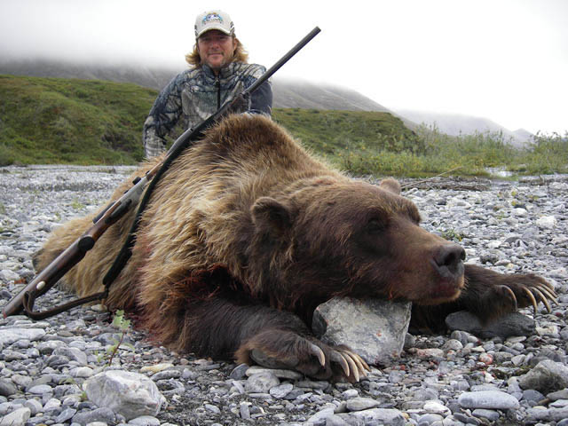 Jaime Melendez From Spain with His Trophy Artic Grizzly Bear