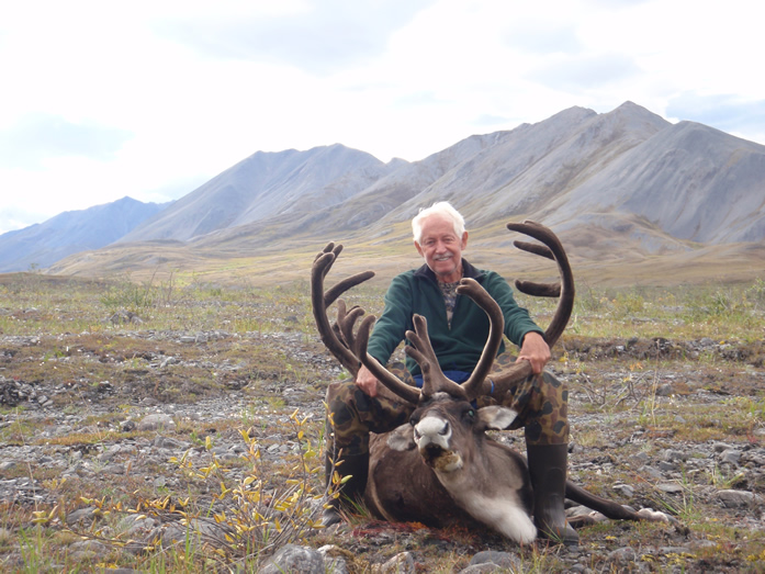 Jan DeAngeli with his first Trophy Caribou 2010