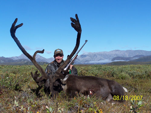 Lucas Liska with his second Brooks Range Barren Ground Caribou