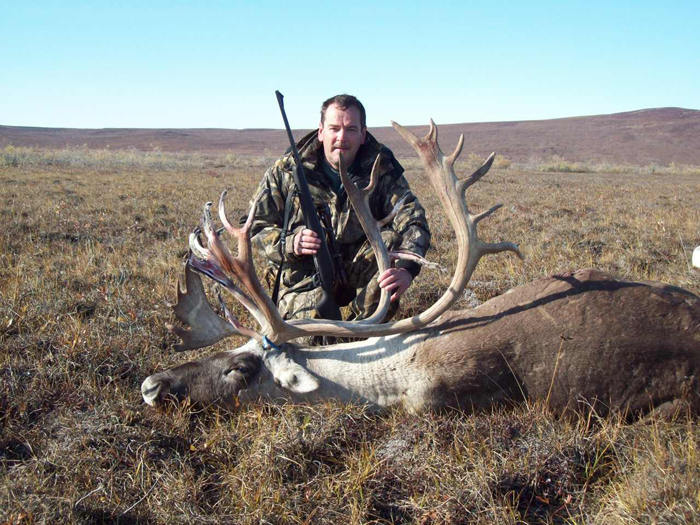 Lyndon Ryan with trophy caribou