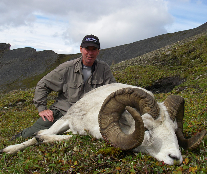 Mike Spencer With his Brooks Range Trophy Dall Sheep 2010