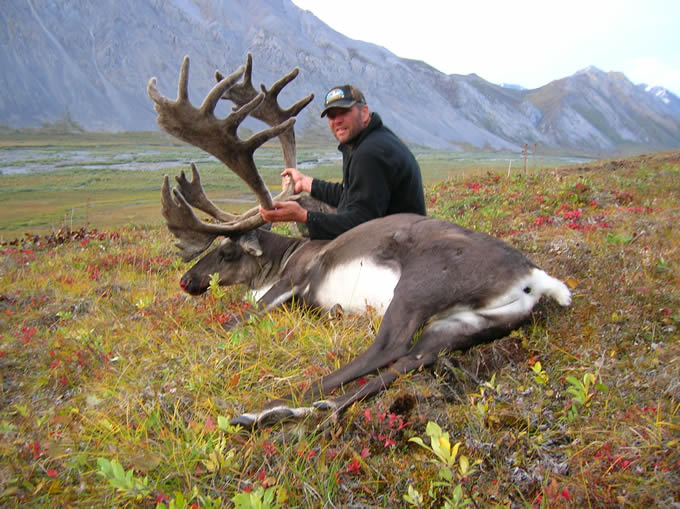 Olaf Christpherson with his Alaska Brooks Range Caribou 