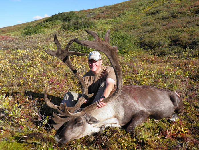 Parker Shipley  with his second Trophy Brooks Range Caribou 2010