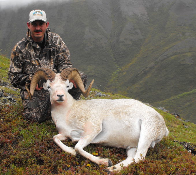 ROSENDO VILLARREAL From Mexico with his Trophy Dall Sheep  2010