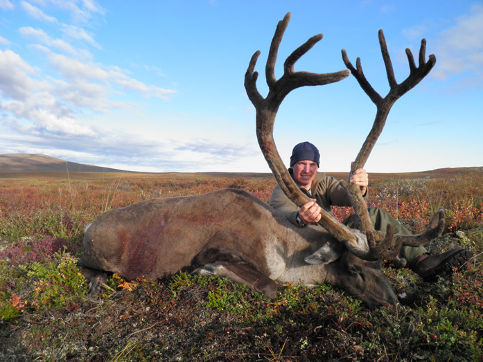Steve Larson with his second Trophy Caribou 2010