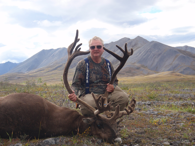 Terry Dinneen with his second Trophy Brooks Range Caribou 2010