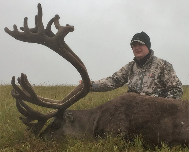 Chad Patrick with his 2016 Caribou - Deltana Outfitters